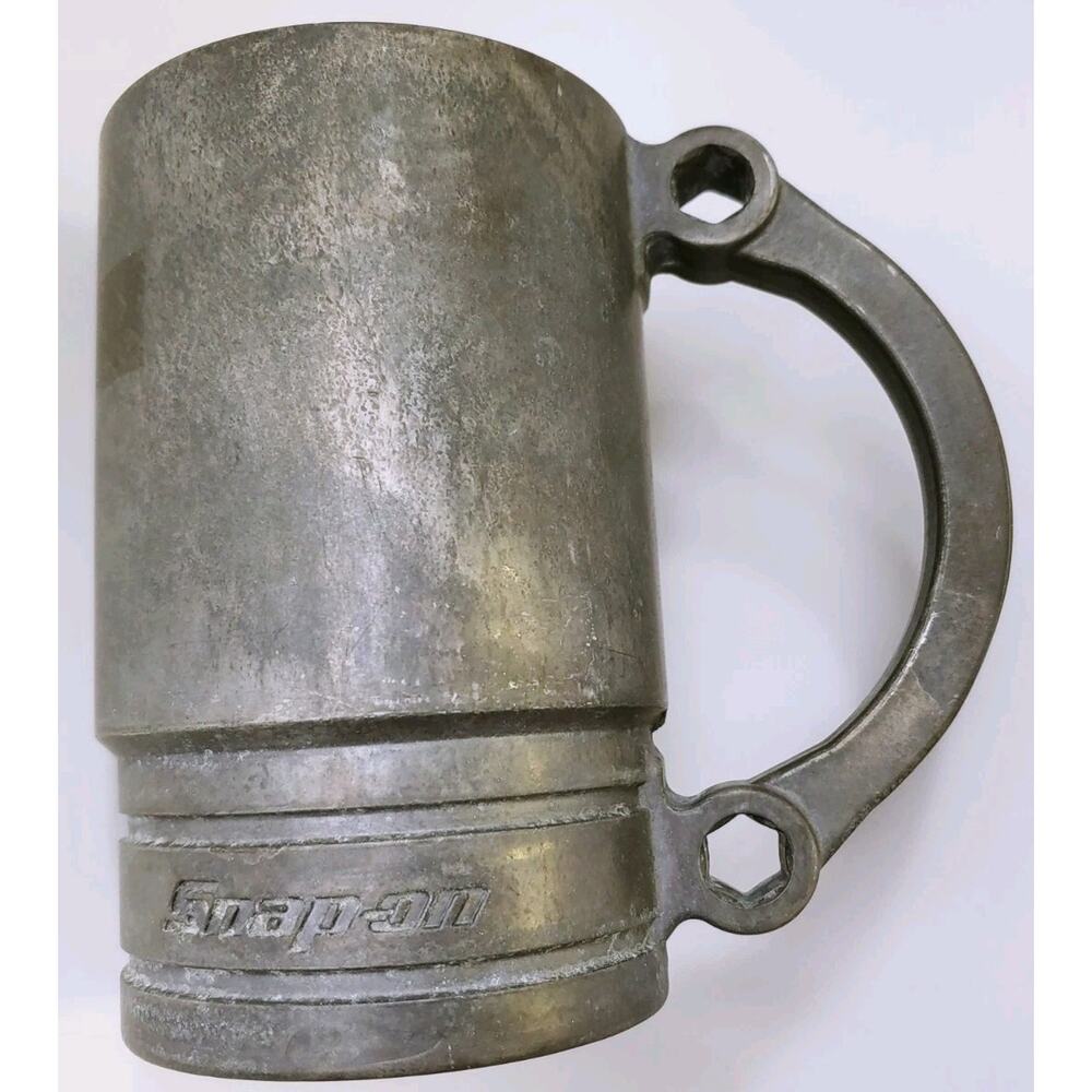 Snap-On Tools Beer Mug Aluminum Metal Flankard Stein 5/8 SF201 USA-Cold drinks